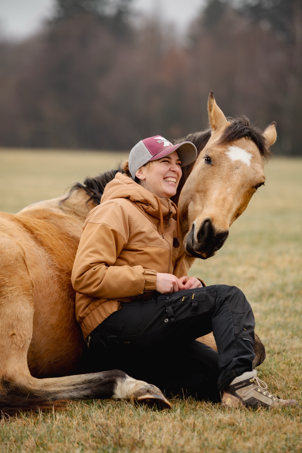 Ramona mit Pferd